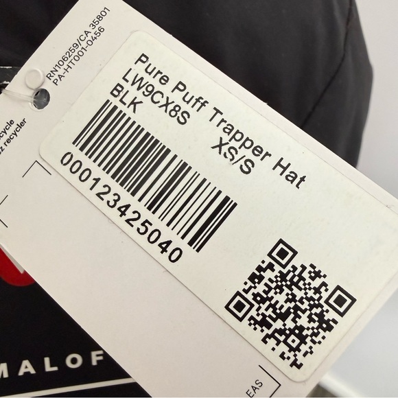 Lululemon Pure Puff Trapper Hat Black Size XS/S NWT - Picture 5 of 5